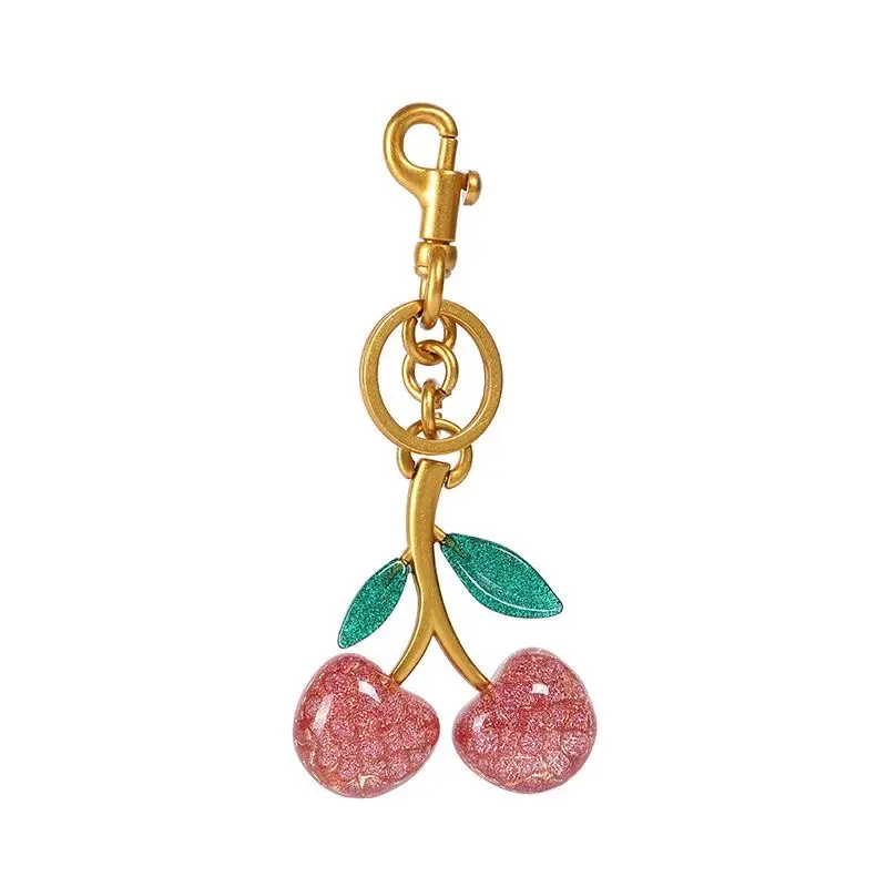 Gantungan Cherry daun lucu sesuai gambar 1