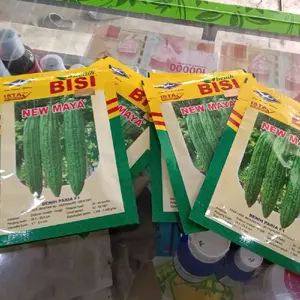 Benih Bibit Paria Pare New Maya F1 10 Gr (Tahan Virus dan Produksi Tinggi) - Benih Bisi Cap Kapal Terbang terbang