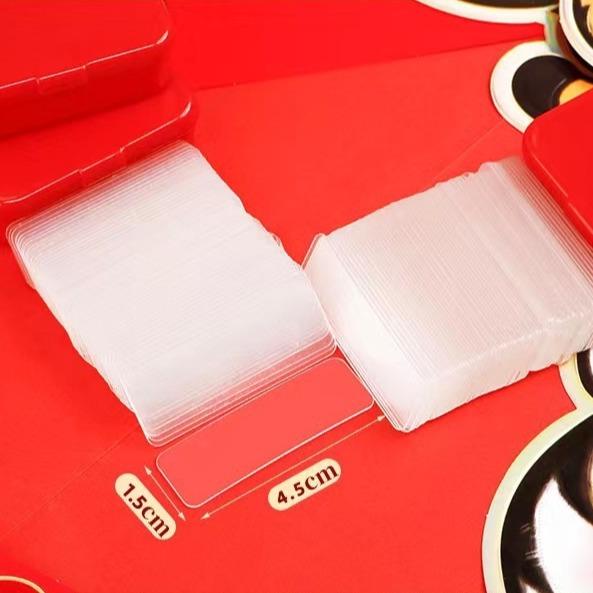 Băng Dính Hai Mặt, 60 Chiếc, Hình Vuông, Rất Chắc Chắn, Chống Thấm Nước, Trong Suốt, Không Đánh Dấu, Thích Hợp Để Dán, [Giảm Giá Lung Linh] 5
