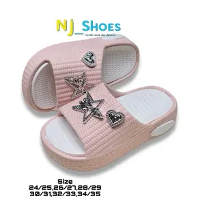 Sandal Selop Anak Cewek Terbaru Variasi Bintang Sendal Wedges Anak Perempuan Tebal Kekinian Fashion
