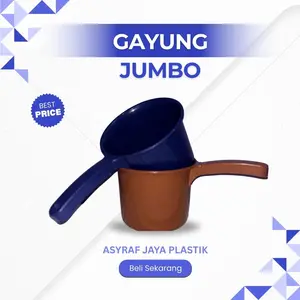 Gayung Mandi Plastik Jumbo Anti Pecah dan Tahan Banting - Set 3 Pcs