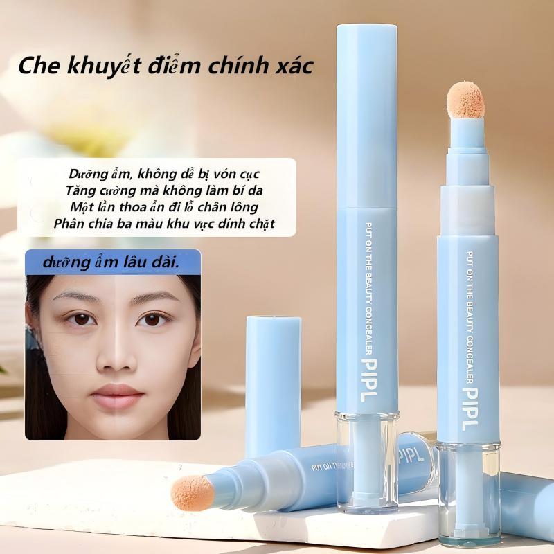  Kem che khuyết điểm và tạo điểm nổi bật dạng lỏng Kem che khuyết điểm thân thiện với người mới bắt đầu Thanh làm sáng và tạo khối cho mũi Bút tạo điểm nổi bật và bút tạo khối-HY 