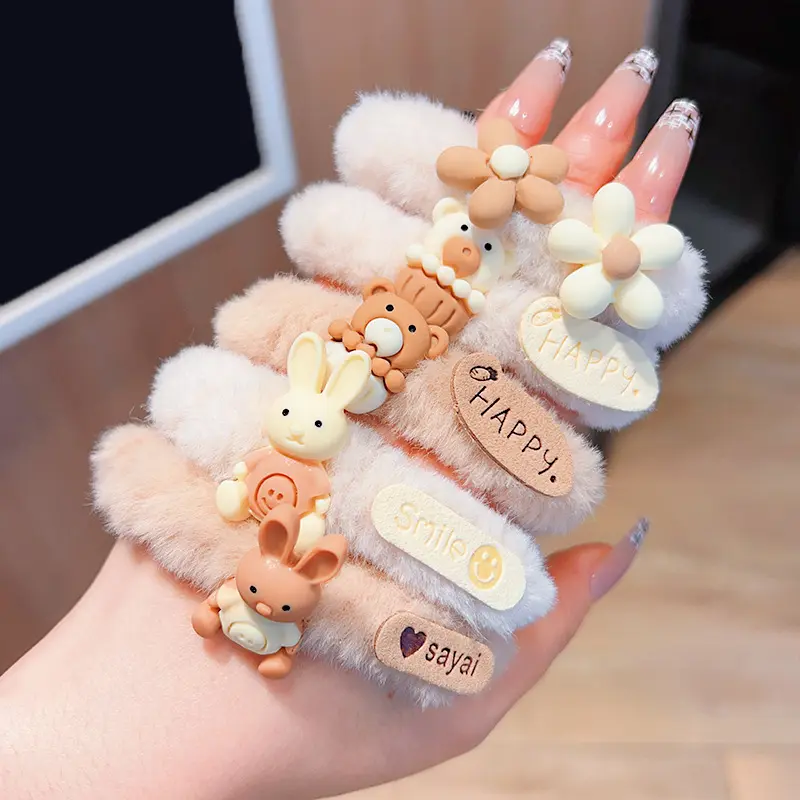 Ikat Rambut Anak Dan Dewasa Premium Bulu Lembut Karakter Lucu 2