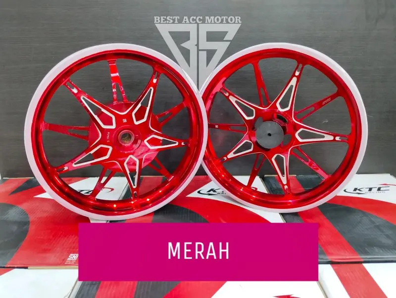 VELG KTC PALANG 10 BINTANG VARIO BEAT SCOOPY VARIO 125 VARIO 150 ORIGINAL KTC velg bintang ktc RACING VELG VARIO BEAT SCOOPY 1