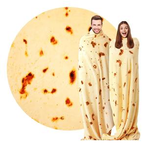 cobija burrito gigante 180cm, manta tortilla suave y calientita, regalo divertido para niños y adultos