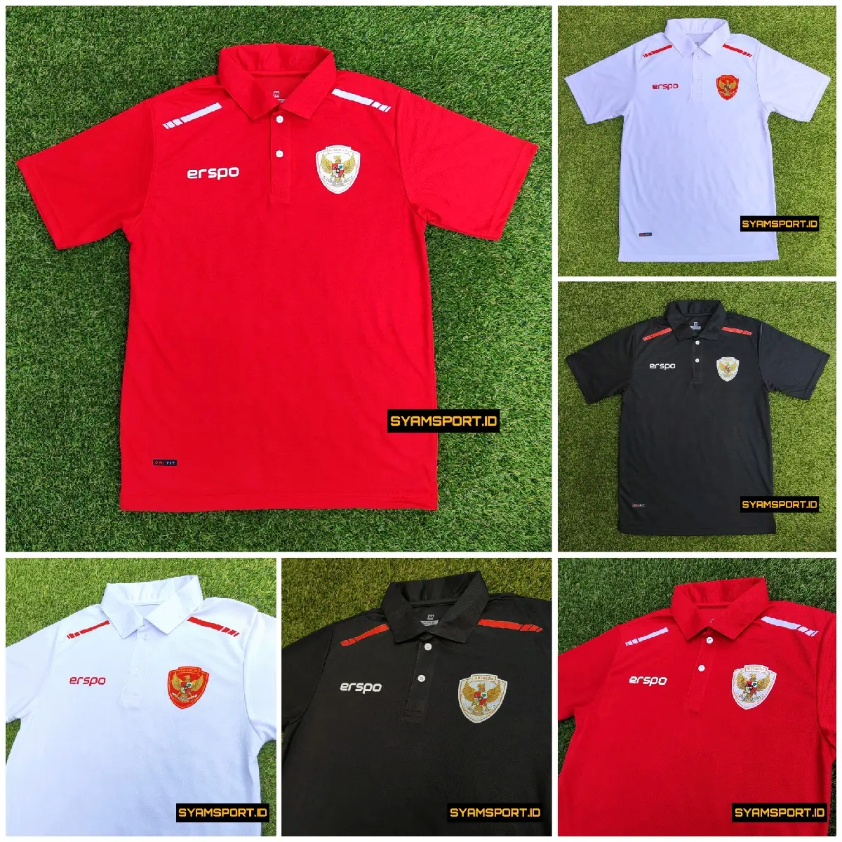 Polo Timnas Indonesia Terbaru | Baju Timnas Indonesia Terbaru | Polo Berkerah Indonesia | Kaos Polo Indonesia