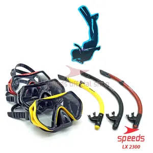 Kacamata renang Snorkel PVC alat Selam Snorkel Diving Speeds 017-2300 3PC=1.3KG