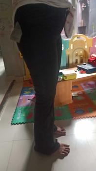 Product Review of High Waist Jeans Streach Wanita Cutbray || Korean Style Straight Loose Cutbray Wanita Premium || Cutbray Jeans Wanita Bahan Melar Panjang Tebal Celana Hitam Dark from A**5 1