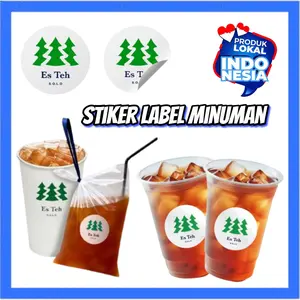 Stiker Label Minuman Teh Solo All Varian Es Teh