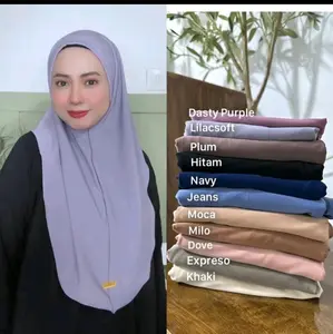 HIJAB BERGO MALAY NON PET LABEL BESI AKRILIK M FANZA HIJAB