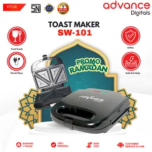 Advance SW-101 Sandwich Maker Toaster Mesin Tas sarapan Pembuat roti lapis Roti Telur goreng Pemanggang Roti