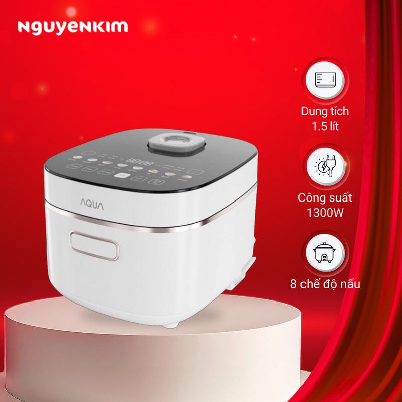 Nồi cơm điện cao tần Aqua 1.5 lít AQS-RIH401R(W)-VN