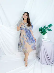 Daster Manohara Dress Bali Tiedye Jumbo LD 120 Busui Bumil Kancing Cantik Rayon Nyaman Lembut Motif Wanita Tidur Santai