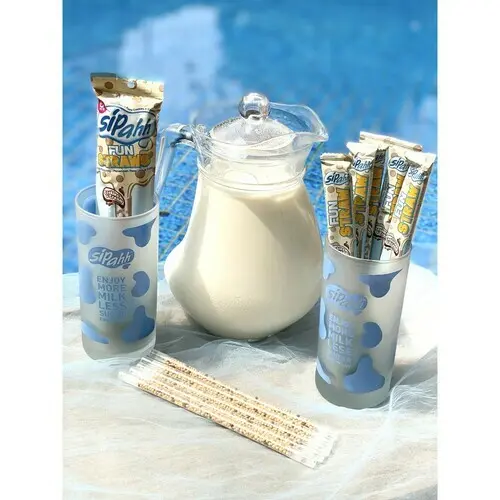 Sipahh Fun Straw 1pcs Cookies & Cream sedotan rasa Makanan 5