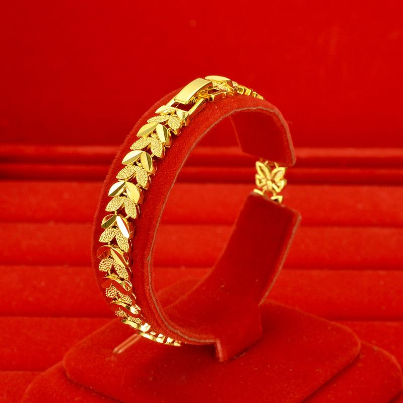 Product Introduction of Copper gold-plated watch chain, Geely bracelet, gold-plated accessories, non fading, non peeling alarm jewelry -24H shipping, free gift jewelry box 18