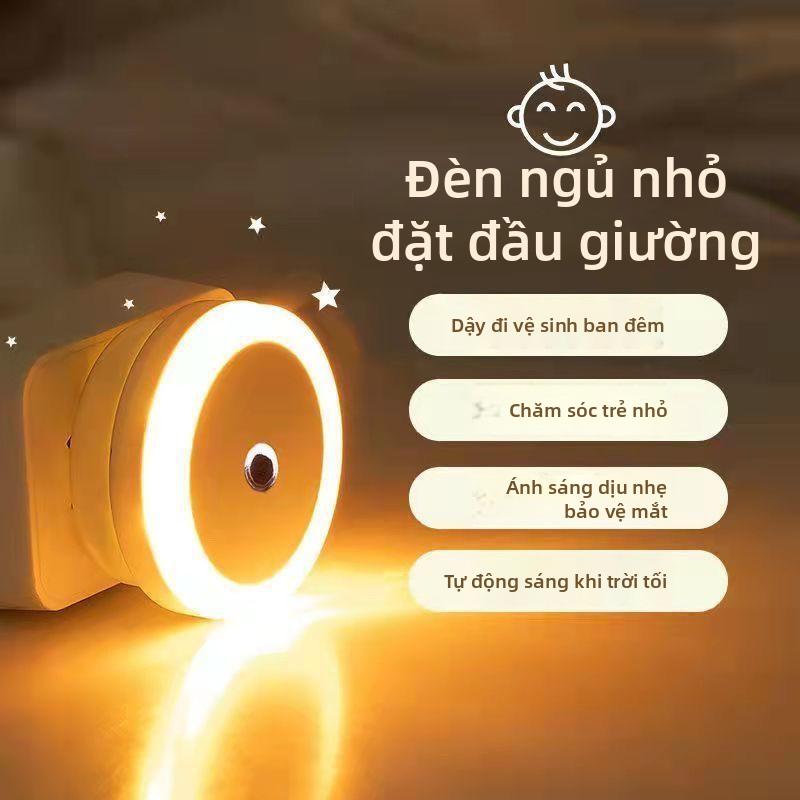 Đèn ngủ cảm biến chuyển động thông minh - Đèn tường LED cắm điện với chức năng…