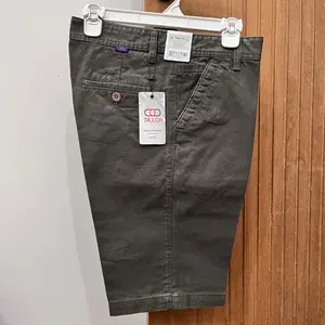Dillca Original 100% Bahan Tebal Celana Pendek Pria Shorts Kain Dewasa Standar Distro Bahan Katun Adem Halus Aksesoris Kancing Resleting Zipper Kuat