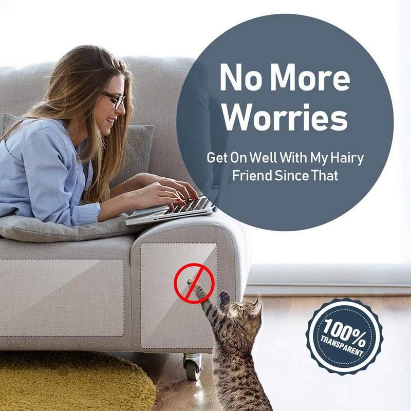 Product Introduction of Cat Scratcher Sofa Scraper Tape Scratching Post Furniture Protection Couch Guard Protector Cover Deterrent Pad Carpet for Pet 24