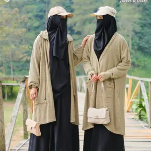 Hananiya Jacket dan Outer by Rumah Produksi Ummi | Long outer wanita jaket wanita muslimah Panjang
