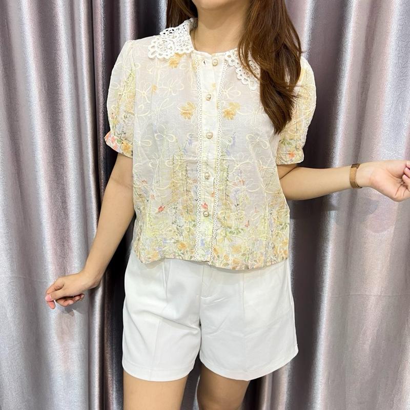 BELOVIE - Crystia Top Fashion Import BKK Premium Bordir Tile Trendy 3