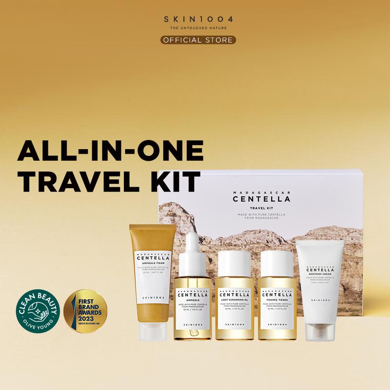 SKIN1004 Madagascar Centella Travel Kit 5 Types (box ver.) (GET FREE GIFT HADIAH TERBATAS DAN HARUS MASUK KEDALAM PESANAN ANDA) 0