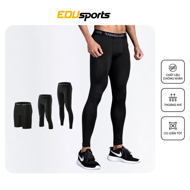 Quần Giữ Nhiệt Nam Body Quần Combat Pro Cao Cấp Tập Gym Bóng Đá Thể Thao