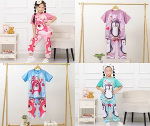 SIBULAT 66 SETELAN ANAK PERMEPUAN PREMIUM PRINTIING USIA 1-6 TAHUN