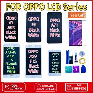 For Oppo A1 A83 A37 A37F A37Fw A37M A59 F1S A71 A73-4G F5 A73T F5 Youth F3 Black White Lcd Phone Touch Screen Replacement Cellphone Accessory Installation