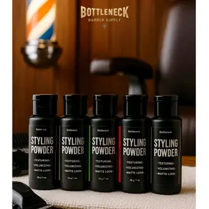Bottleneck Hair Styling Powder - Bedak Rambut Anti Lepek untuk Pria Pomade Kering Wangi Hairspray 60 gram Meningkatkan Volume & Mengontrol Minyak Berlebih - Berminyak Volumizing