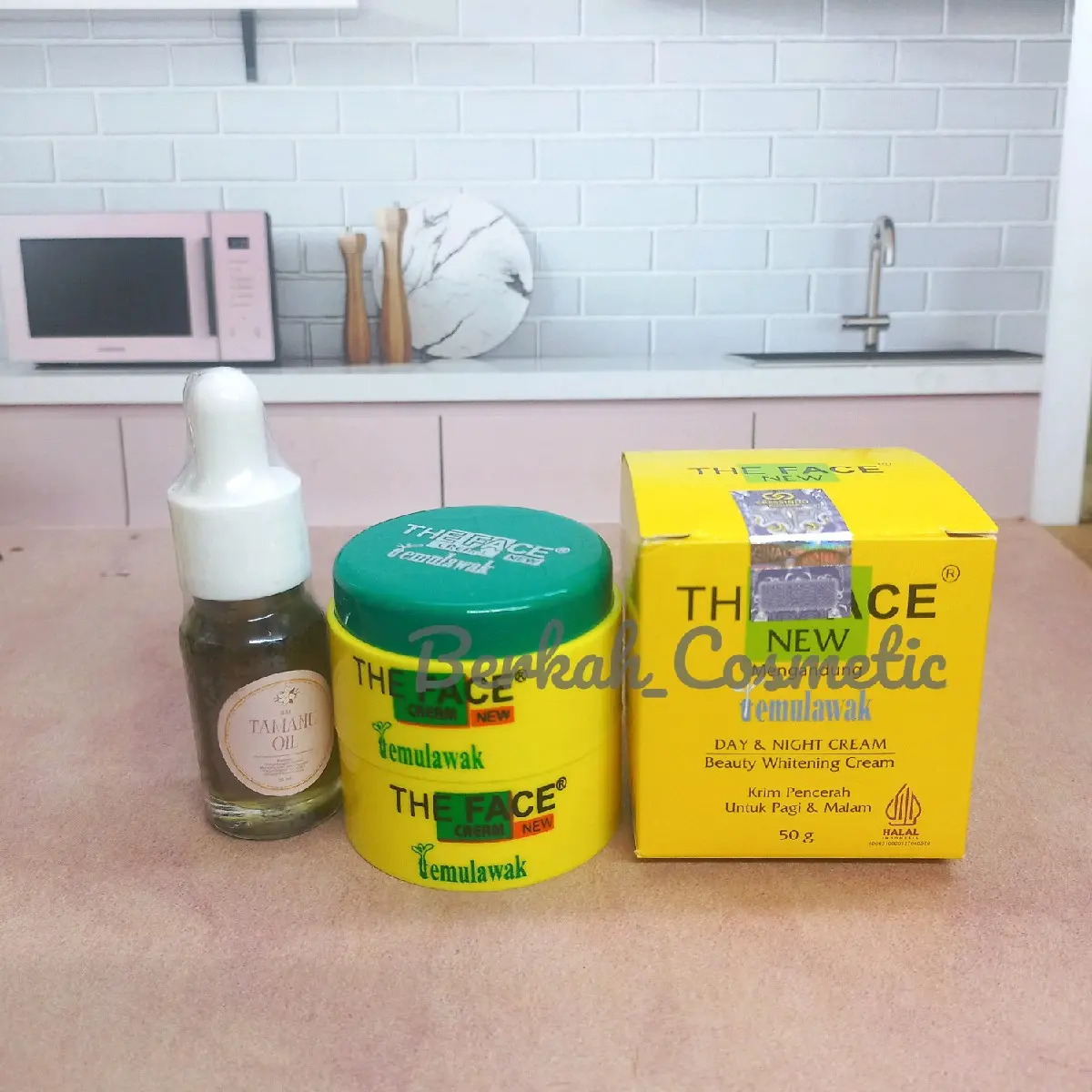Paket 3in1 THE Face Cream Temulawak dan Tamanu RNL  10 ml Perawatan Wajah