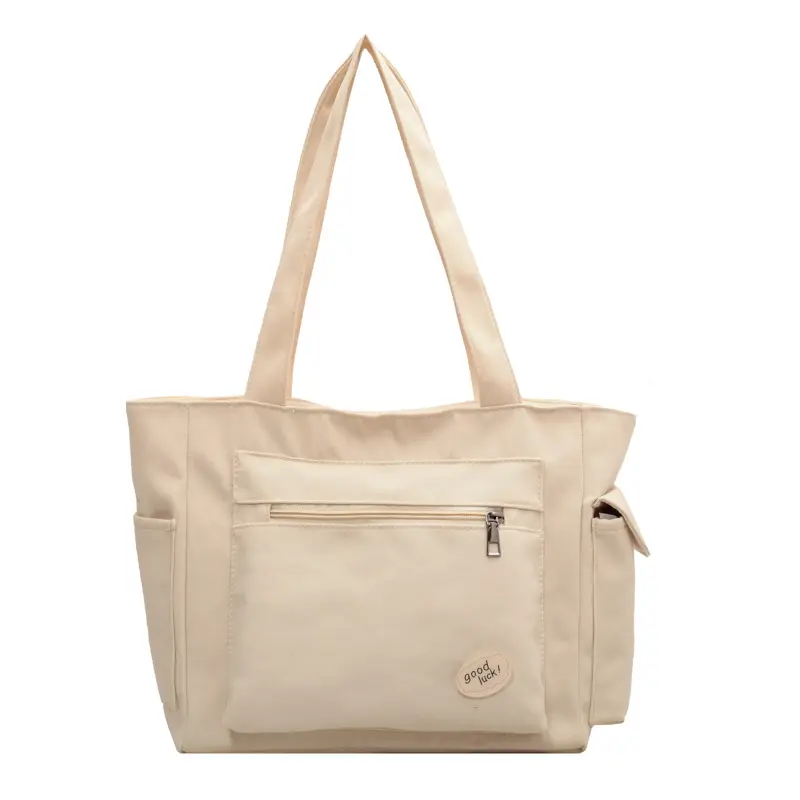 Women Canvas Tote Bag Large Capacity Shoulder Bags Fashion Commuter Handbag for Woman Students Office