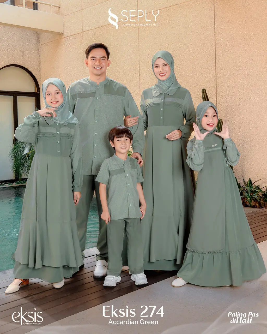 Sarimbit Eksis 274 Accardian Green by Seply New Arrival