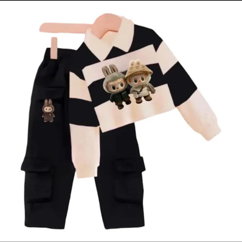 Product Introduction of SETELAN CARGO CROP TOP KRAKTER LABUBU VIRAL TERBARU SET LABUBU ANAK PEREMPUAN TERLARIS 1-10 TAHUN BAJU ANAK ANAK PEREMPUAN TERMURAH Parsel 11
