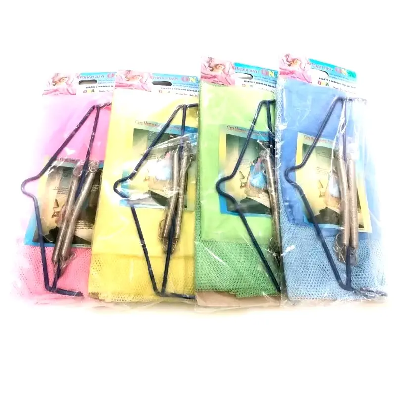 1 Set Ayunan Kelambu Per 2 dan Besi Hanger Segitiga 4