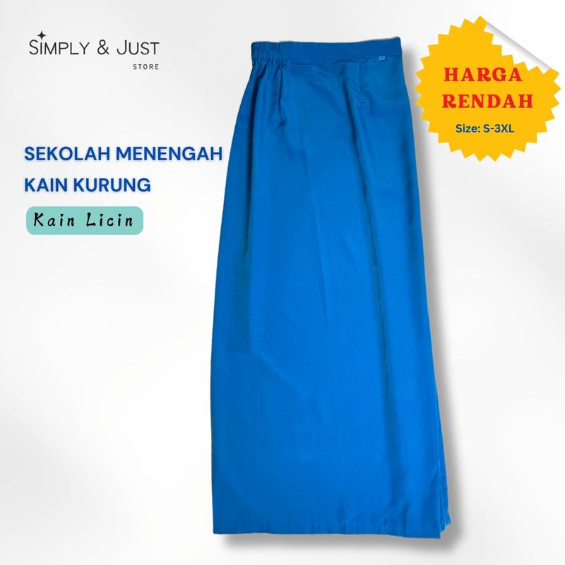 [CLEAR STOCK] Sekolah Menengah Kain Kurung-Kain Licin / Kain - TikTok ...