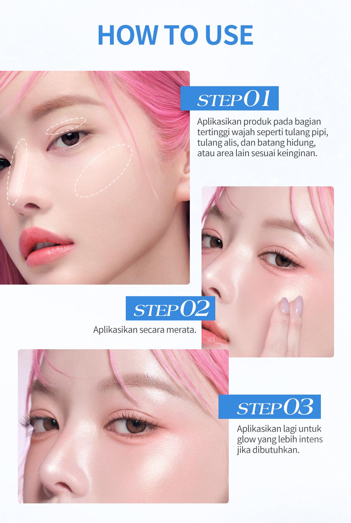 BNB Barenbliss Moist Mochi Paste Powder Highlighter | Mudah diblend, tahan air, dan tahan hingga 12 jam kilau bercahaya Shimmer Glittery High Pigmented Contour Face Palette BNB Barenbliss Moist Mochi Paste Powder Highlighter | Mudah diblend, tahan air, dan tahan hingga 12 jam kilau bercahaya Shimmer Glittery High Pigmented Contour Face Palette