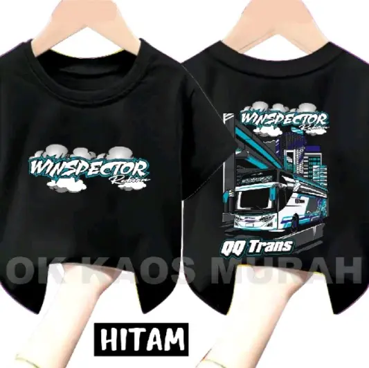 Kaos bis winspector/kaos anak bus winspectobaju telolet 1