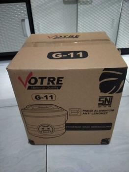 Product Review of 【COD】Votre Rice Cooker G-11  Penanak Nasi Desain Elegan dengan Lapisan Tutup Kaca Free Saringan Kukus from A**n R**i ** 0