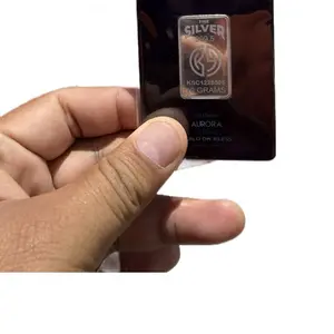 Fine silver | silver key aurora | 10 gr | kemasan press perak lapis