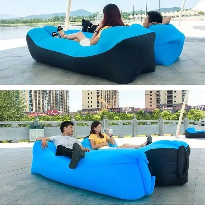 Lazy Bean Bag Lamzac Kasur Angin Outdoor Travel Lazybag 0