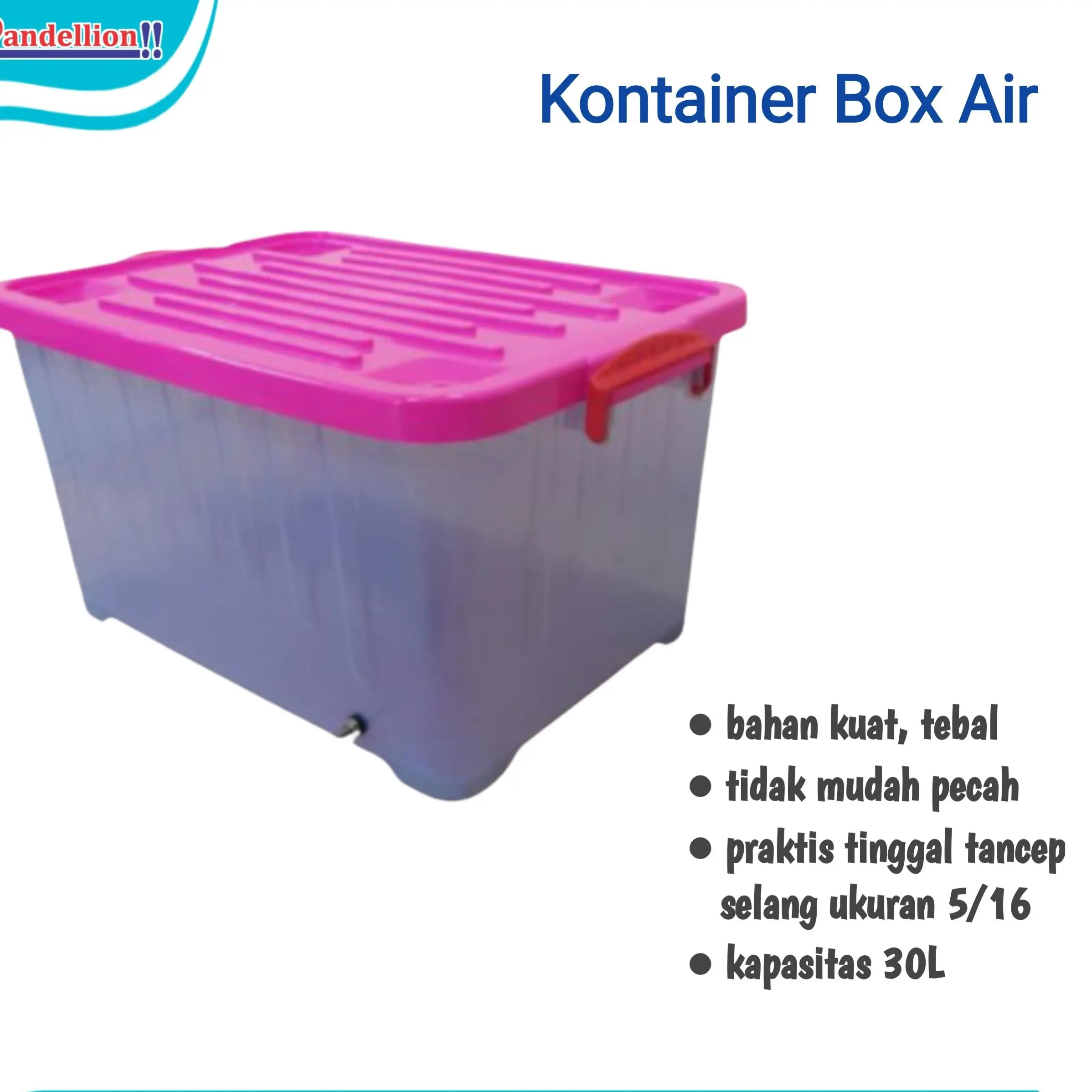 Kontainer box air | Tandon minum kelinci, marmut, ayam
