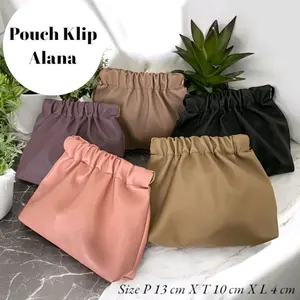 Bellya Ol Shop Pouch Klip Alana 1 Ruang Tanpa Tali Wanita