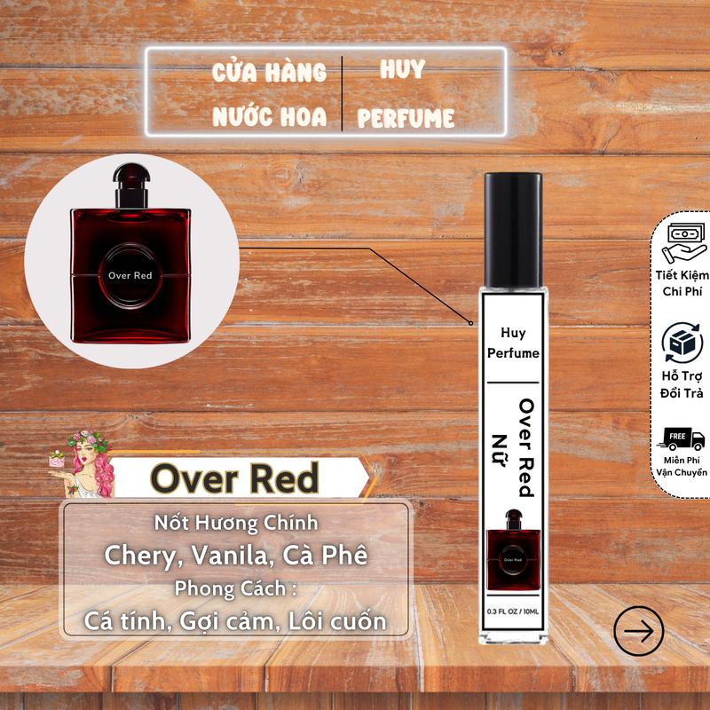  Nước Hoa Nữ Black Over Red Xịt Thơm Cho Phái Đẹp Lôi Cuốn Gợi Cảm Perfume Cosmetic Women Phiên Bản Mới 