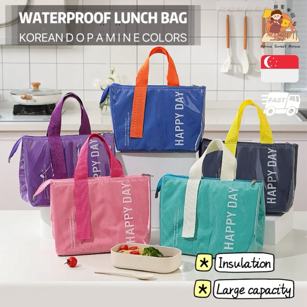 [SG] Lunch Bag Bento Bag Lunch Box Bag Insulated Bag Thermal Bag Picnic Bag