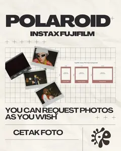 cetak foto polaroid WIDE by instax fujifilm