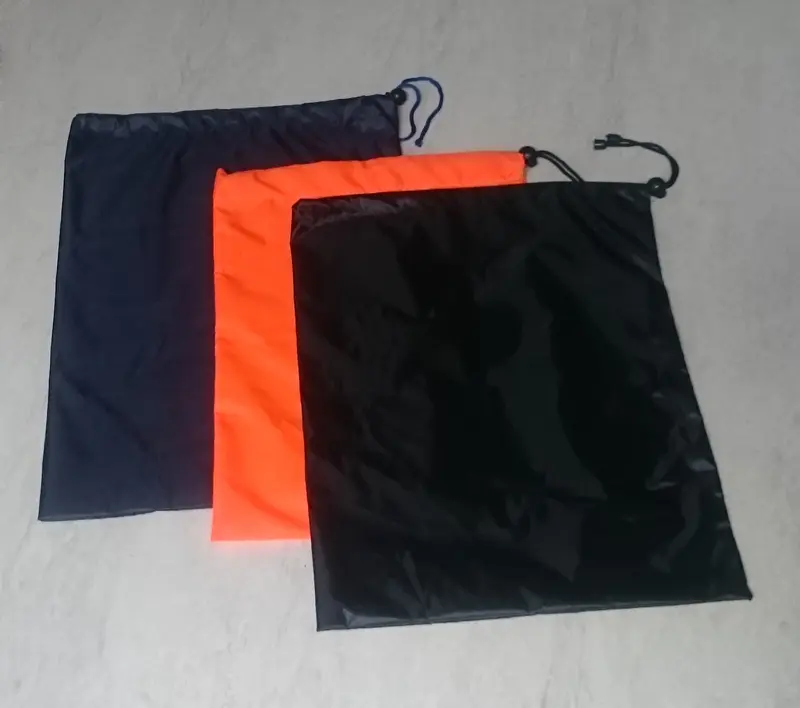 2 Tas Sepatu/Kantong Sepatu/Shoes Bag Untuk  Travel Umroh Haji anti air Hitam Pouch 1