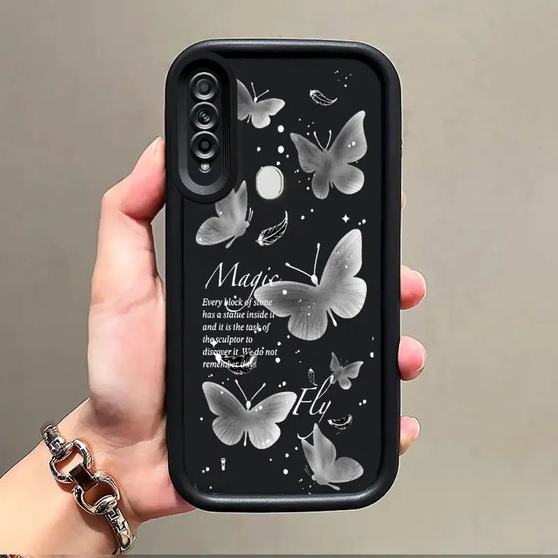 Casing Hp Untuk OPPO A31 2020 A8 Case Casing Silikon Softcase Kasing HP Kesing pola kupu-kupu cantik Cesing