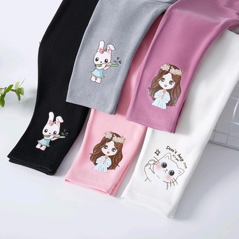 Legging Anak  Motif Karakter Mix Variasi Bahan 100% Katun Impor / bawahan anak perempuan / legging anak murah berkualitas Impor Celana Fashion 3