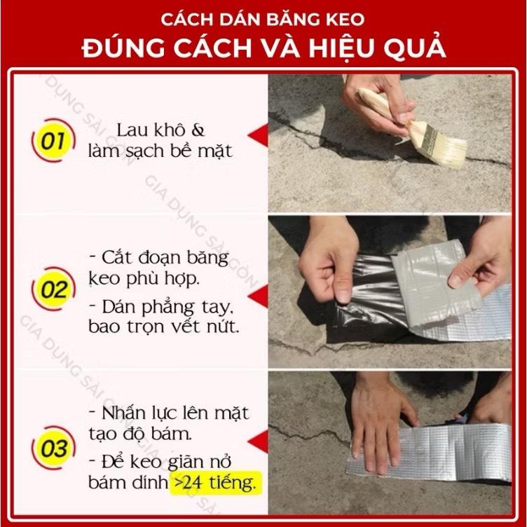 Product Introduction of Băng dính chống thấm x2000. Loại 10cm 12