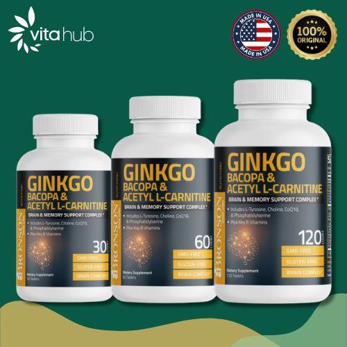 ginkgo biloba l carnitine Ginkgo, L-Carnitine and vitamins foryour brain and nerves. Amino acids,  vitamins, minerals amitamin®